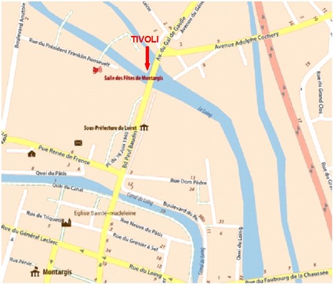 Plan Montargis Le Tivoli
